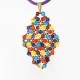 Symphony - Xochitl Rhombus M-Purple Suedine - 2